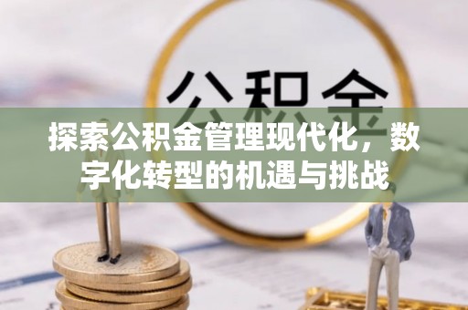 东源探索公积金管理现代化，数字化转型的机遇与挑战