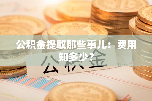 东源公积金提取那些事儿：费用知多少？