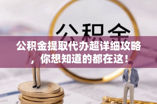 东源公积金提取代办超详细攻略，你想知道的都在这！