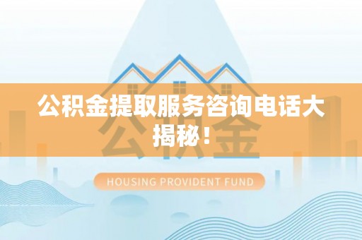 东源公积金提取服务咨询电话大揭秘！