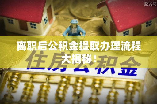 东源离职后公积金提取办理流程大揭秘！